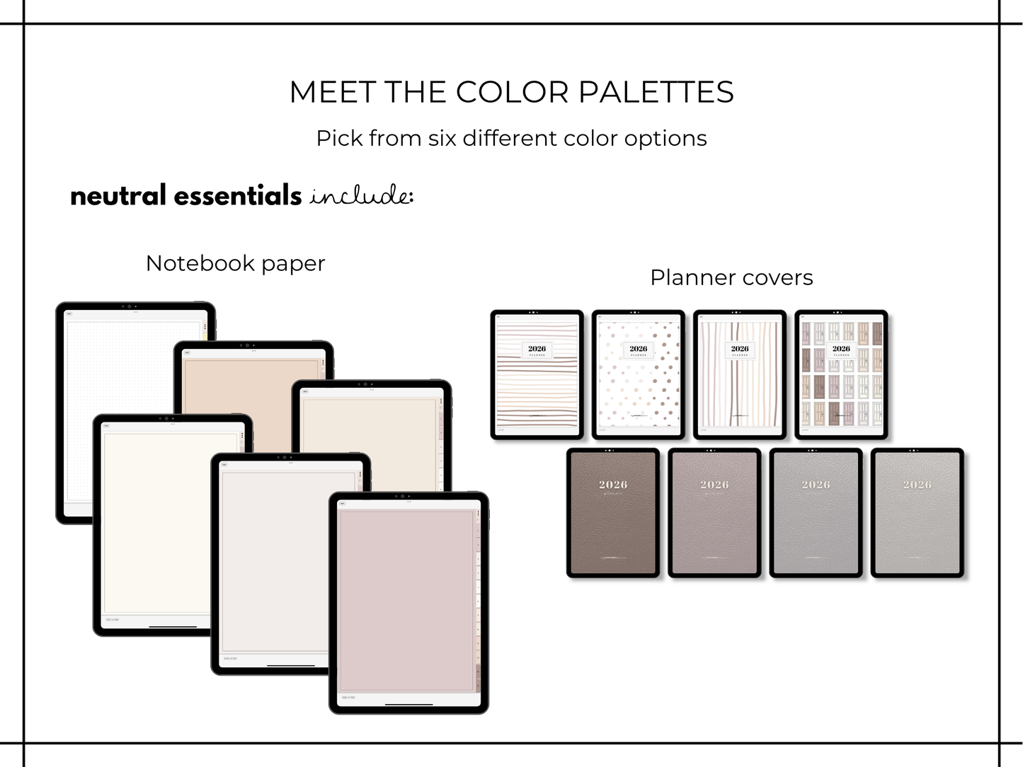🖤 The 2026 Digital Life Planner Collection