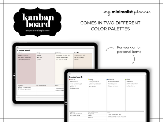Kanban Template - Track your ongoing tasks!