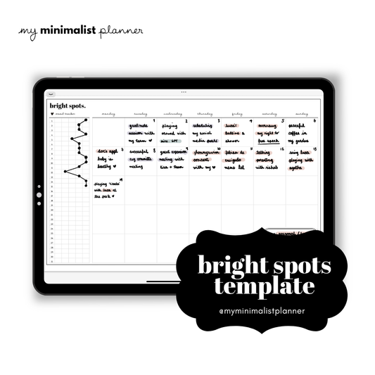 Bright Spots Template - Document your wins!
