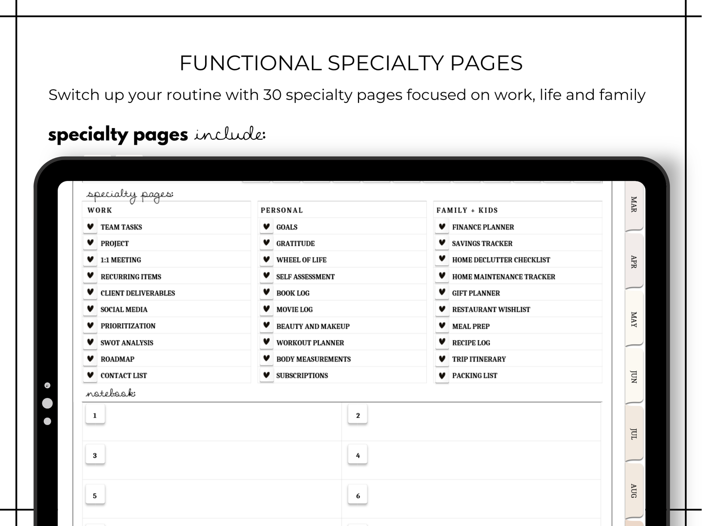 🖤 The 2026 Digital Life Planner Collection