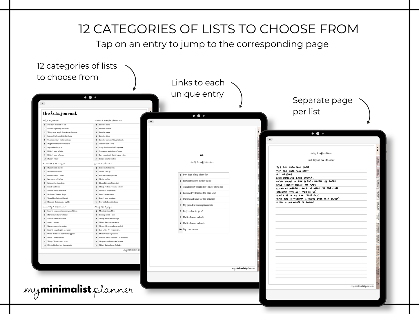 The Lists Journal