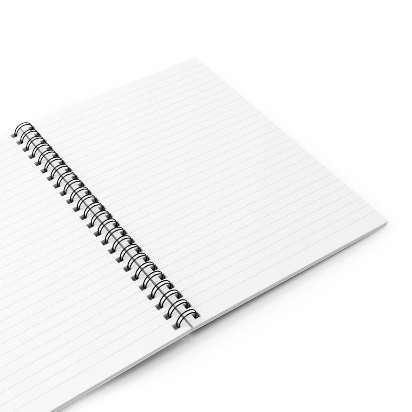 Minimalist Study Spiral Notebook, Black & White Notepad, Monochrome Jotter