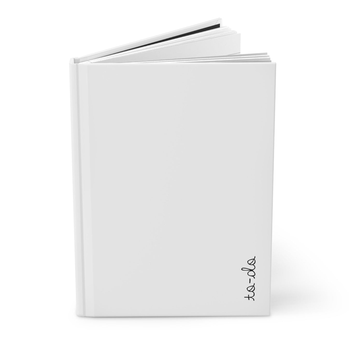 Minimalist To-do Hardcover Notebook, Black & White Office Journal, Professional Planner Matte