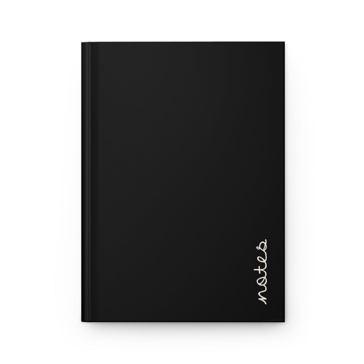 Minimalist Notes Hardcover Notebook, Black & White Office Journal, Professional Planner Matte