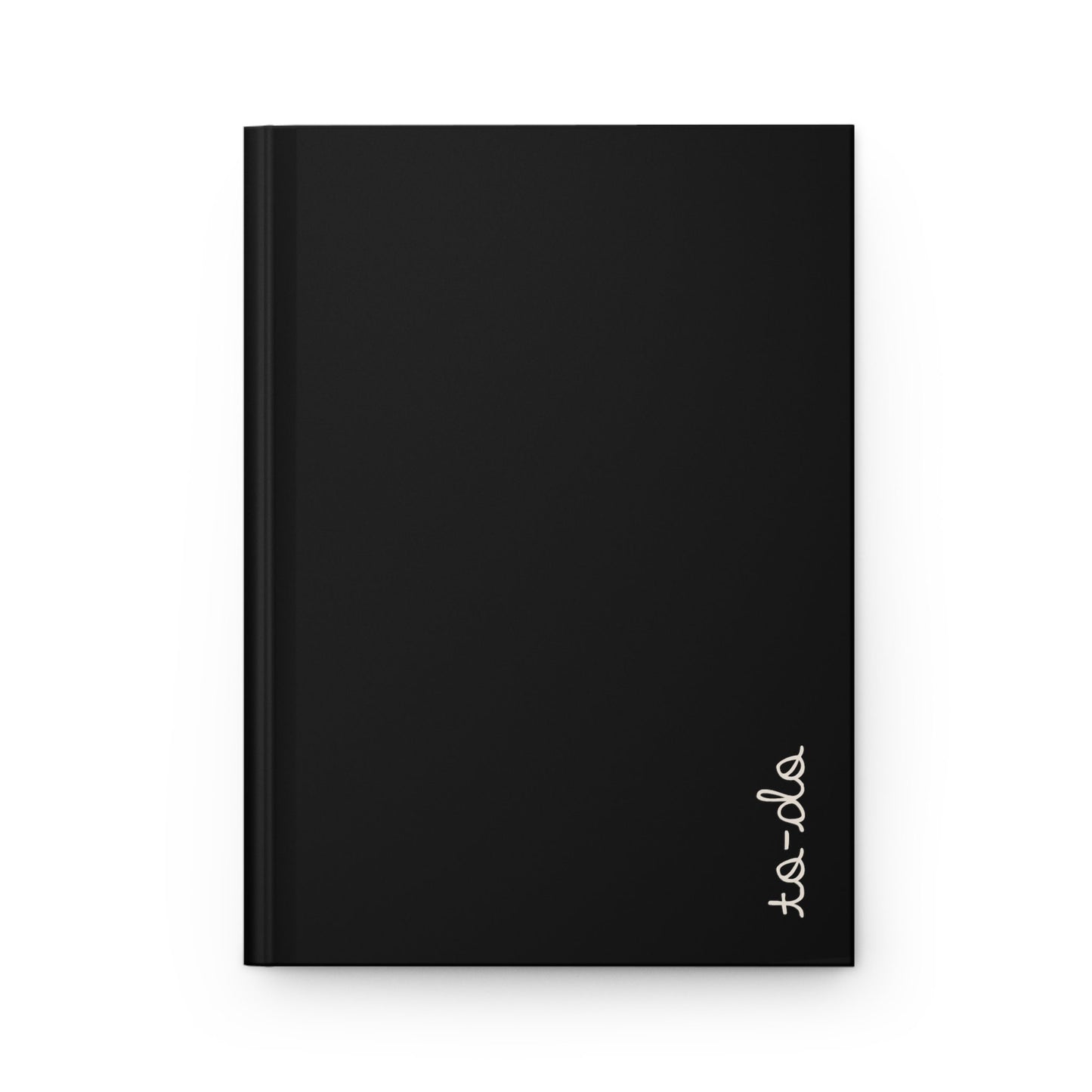 Minimalist To-do Hardcover Notebook, Black & White Office Journal, Professional Planner Matte