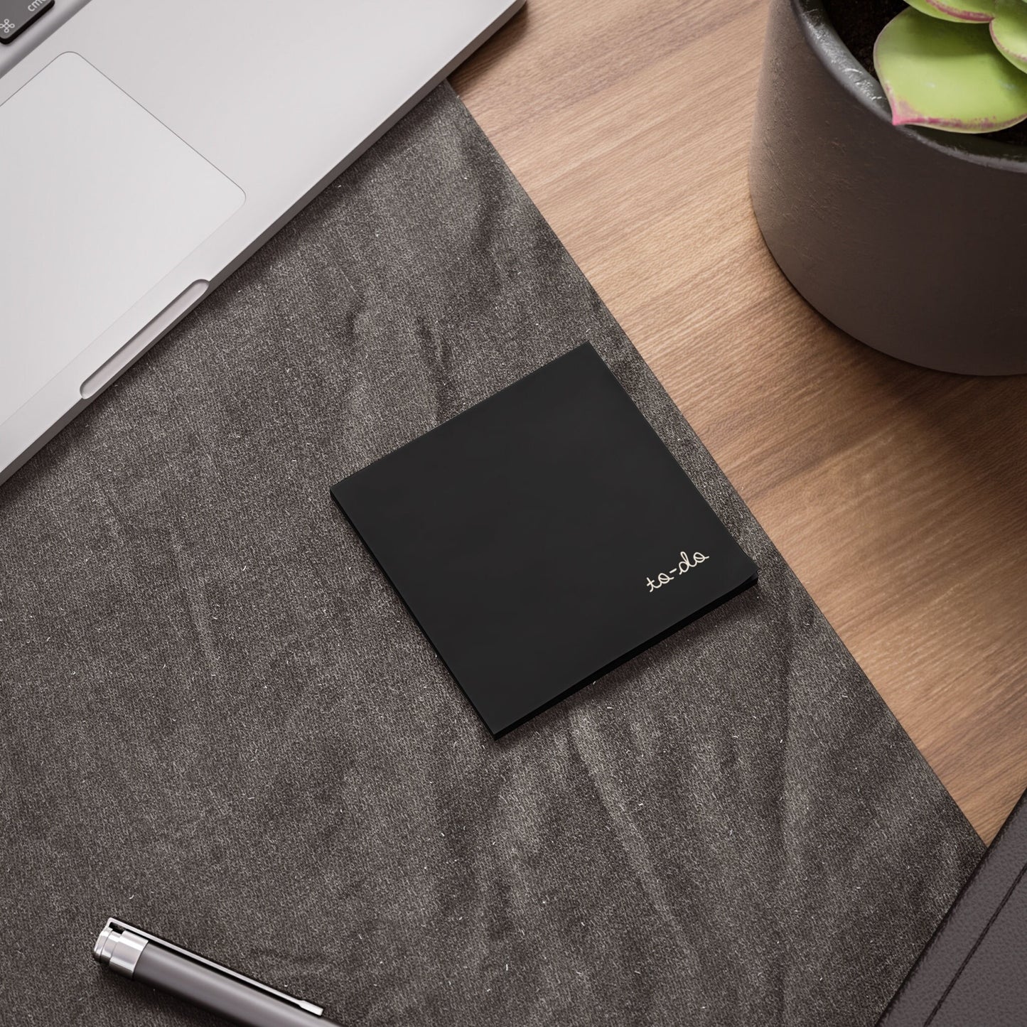 Minimalist To-Do Post-it Note Pads, Black & White Sticky Notes