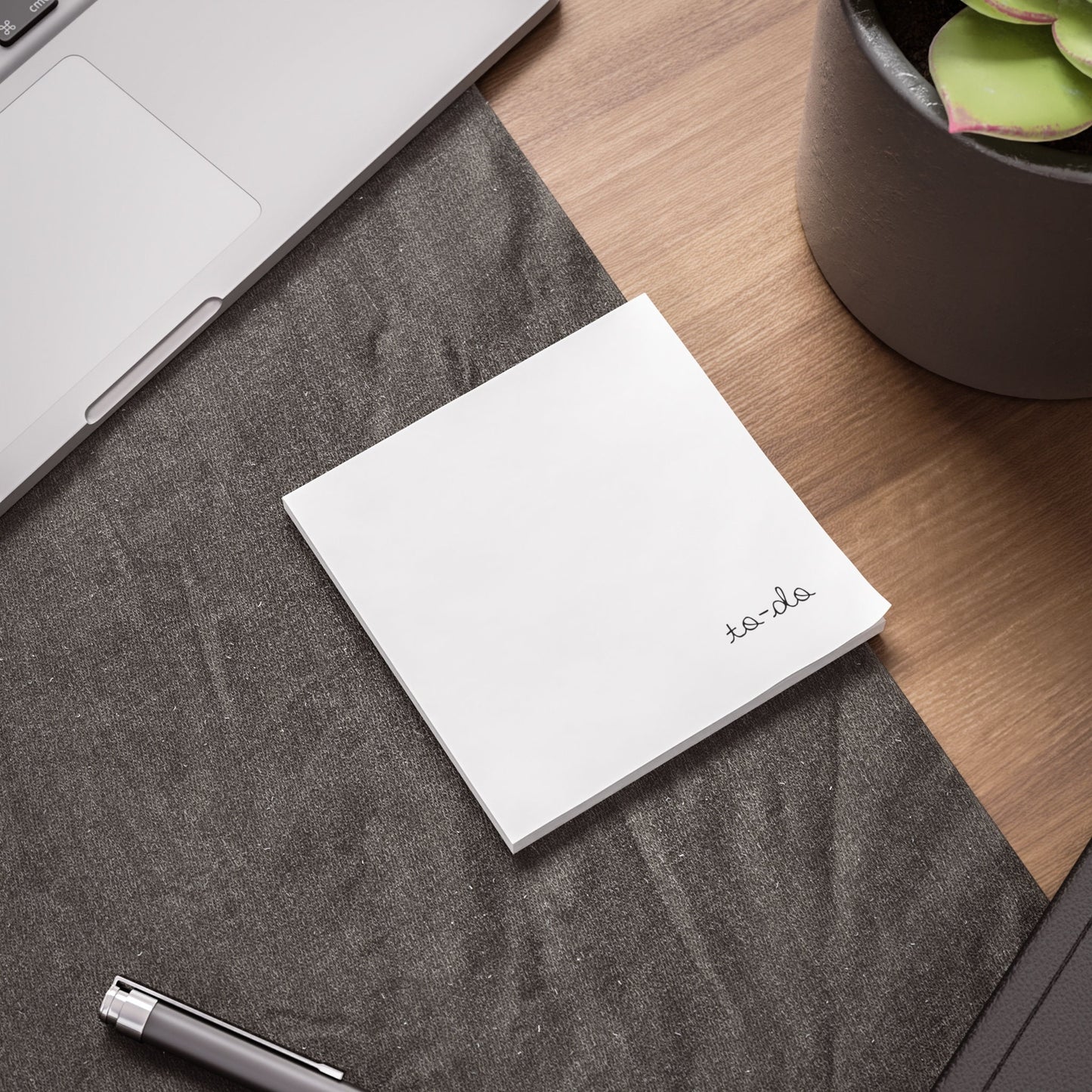 Minimalist To-Do Post-it Note Pads, Black & White Sticky Notes