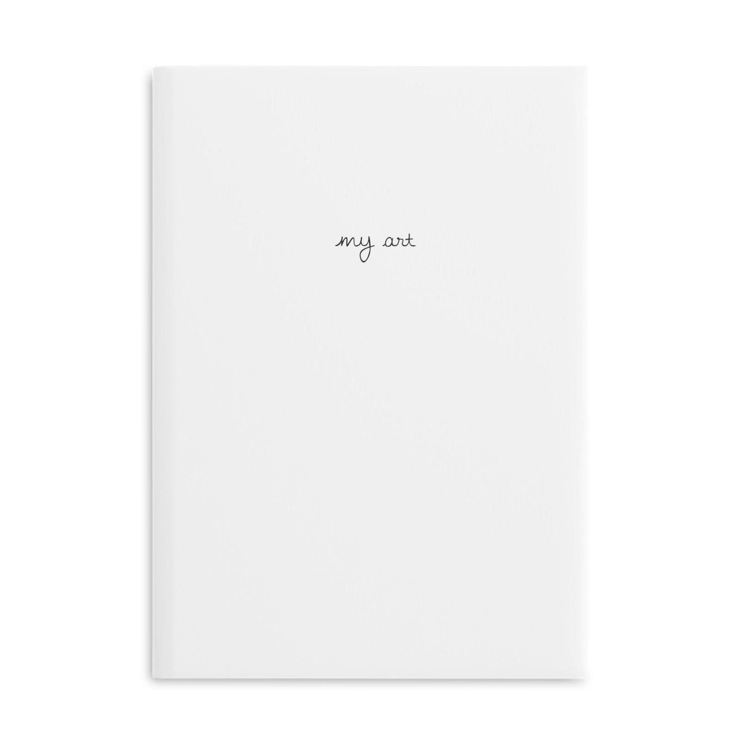 Minimalist Sketchbook, Art book, or Doodle Hardcover Notebook, Black & White Office Journal, Blank Pages (A4, A5, B5)