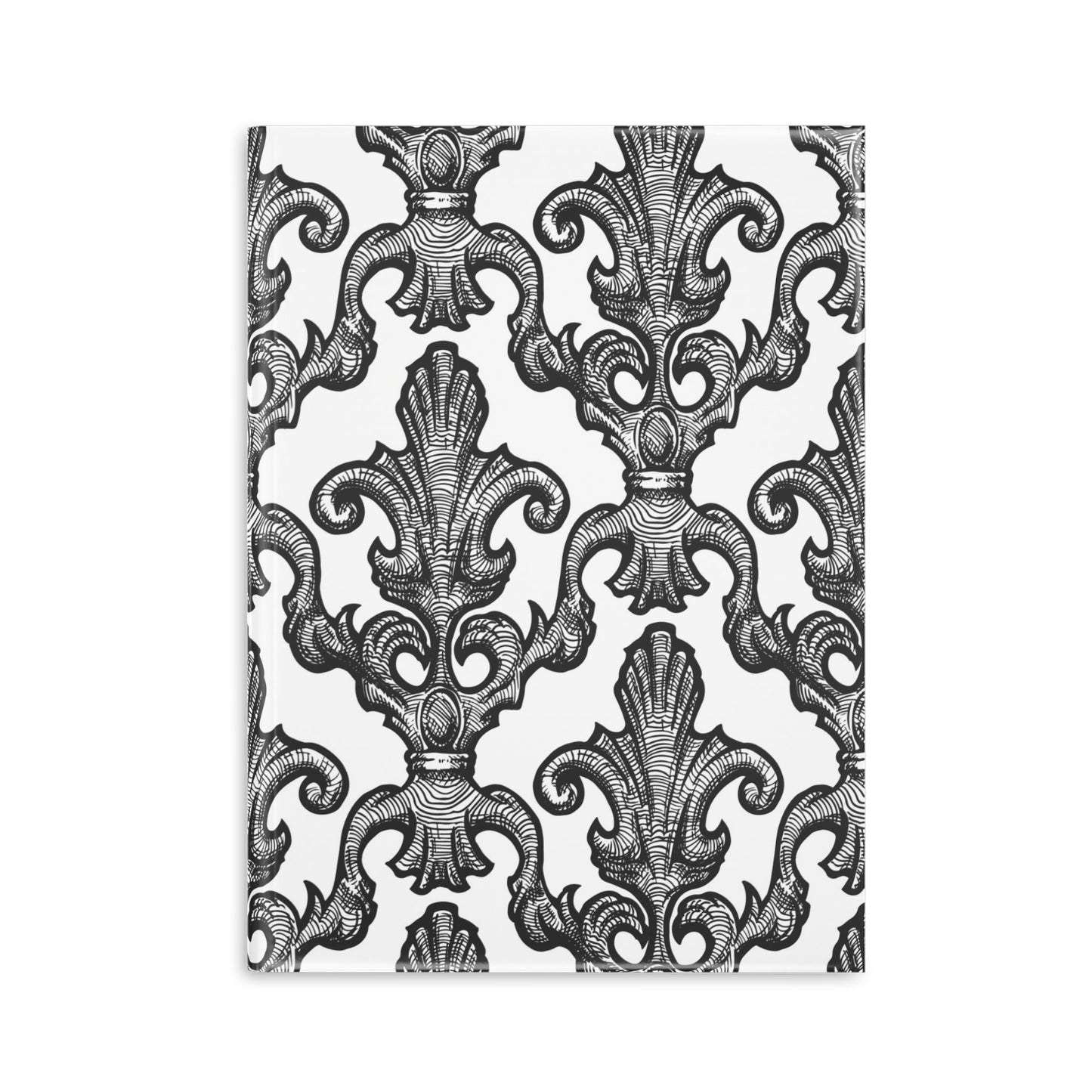 Minimalist Journal, Sketchbook, or Doodle Hardcover Notebook, Black & White Office Journal, Blank Pages (A4, A5, B5)