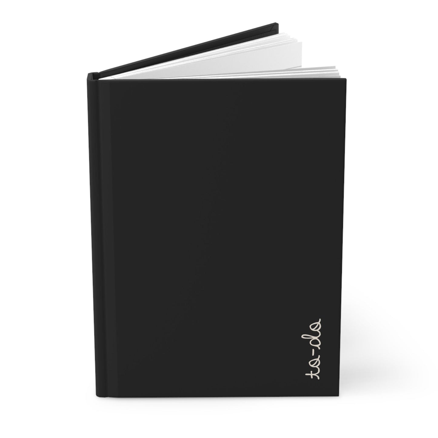 Minimalist To-do Hardcover Notebook, Black & White Office Journal, Professional Planner Matte