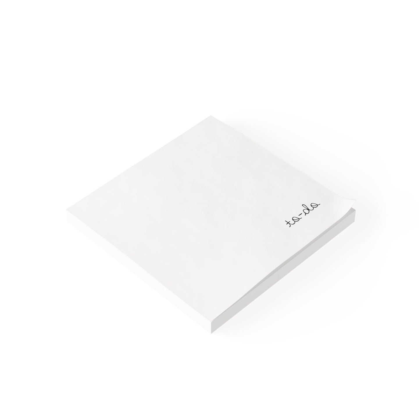 Minimalist To-Do Post-it Note Pads, Black & White Sticky Notes