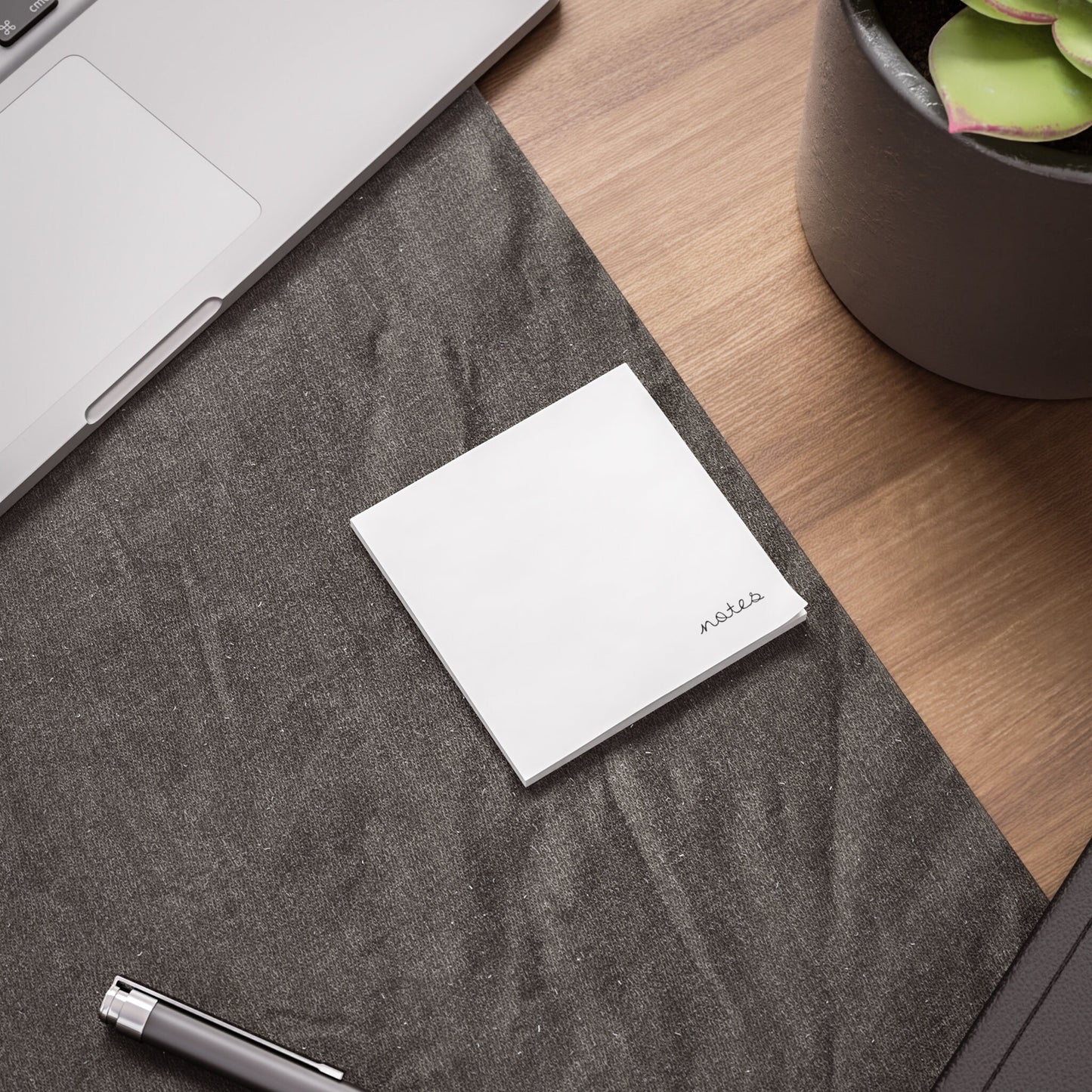 Minimalist Notes Post-it Note Pads, Black & White Sticky Notes