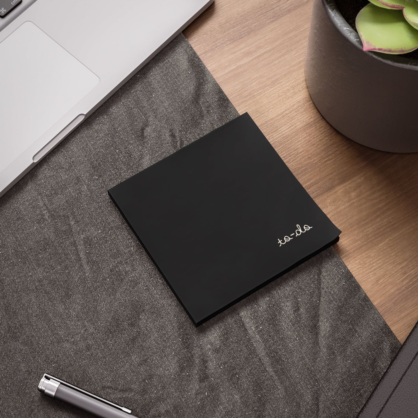 Minimalist To-Do Post-it Note Pads, Black & White Sticky Notes